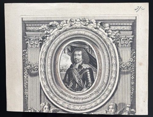 17th century engraving henri - century,
